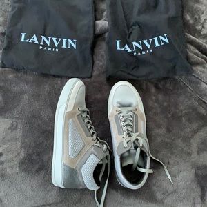 NEW Lanvin Paris Mid-height Sneakers (Size US 9).